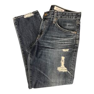 AG Adriano Goldschmied Distressed The Ex-Boyfriend Slouchy Slim Jeans size 29